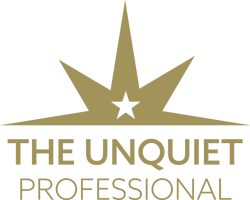 THE UNQUIET PROFESSIONAL Logo