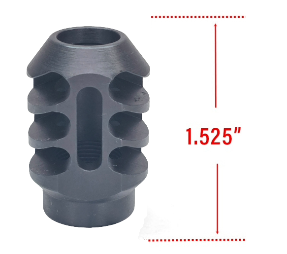 Ruger PC Carbine Muzzle Brake Height Graphic